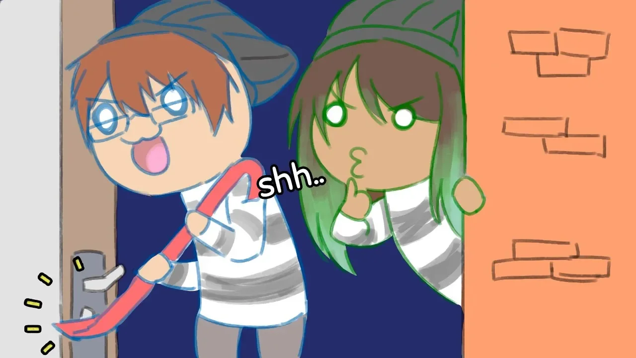 To søde tyve 🕵️ | Thief Simulator med RobinSamse