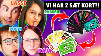 UNO FLIP m Lasse og Kaja | LÆNGSTE RUNDE NOGENSINDE 2