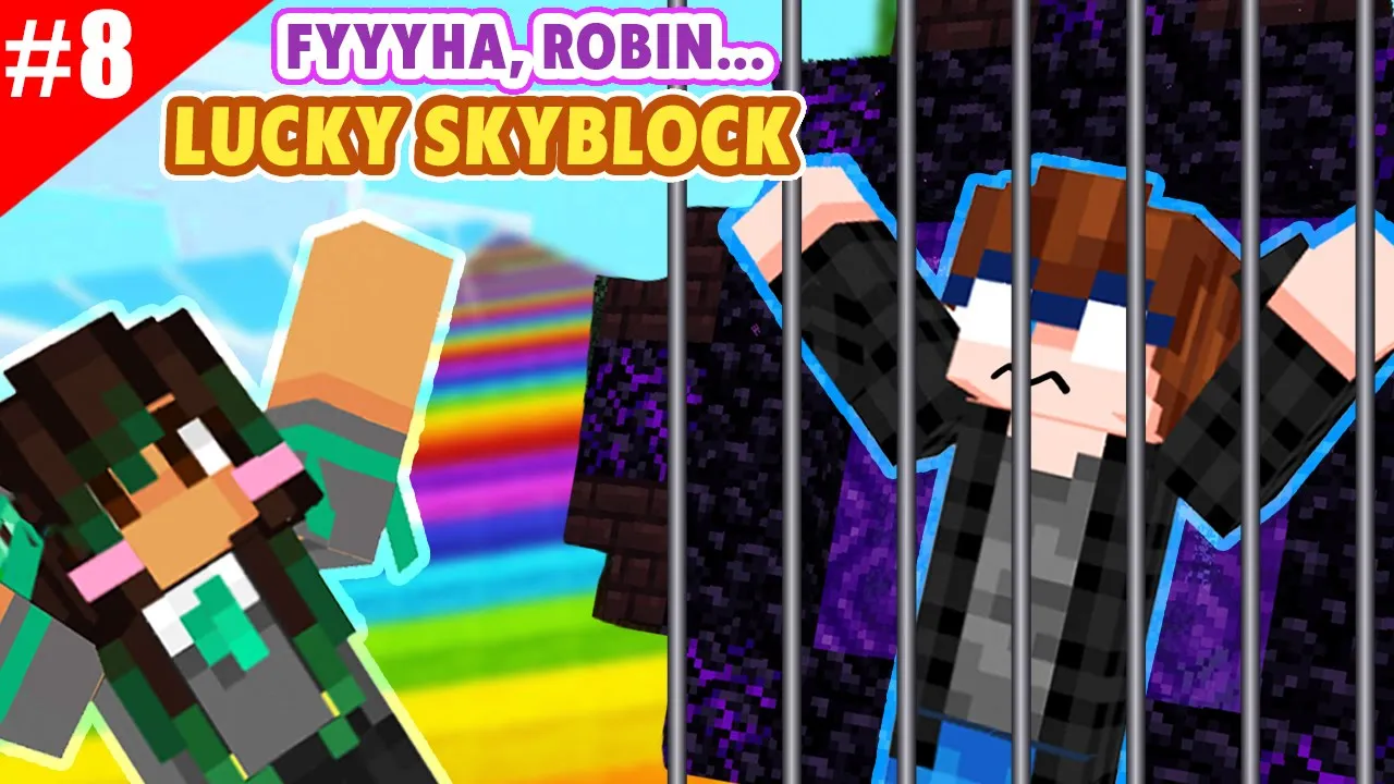 ROBIN KOMMER I FÆNGSEL - Lucky Skyblock - Sæson 3 #8