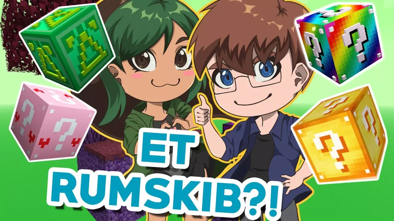 RUMSKIB I VORES LUCKY BLOCK? - Lucky Skyblock #6 - Minecraft Ekspeditionen