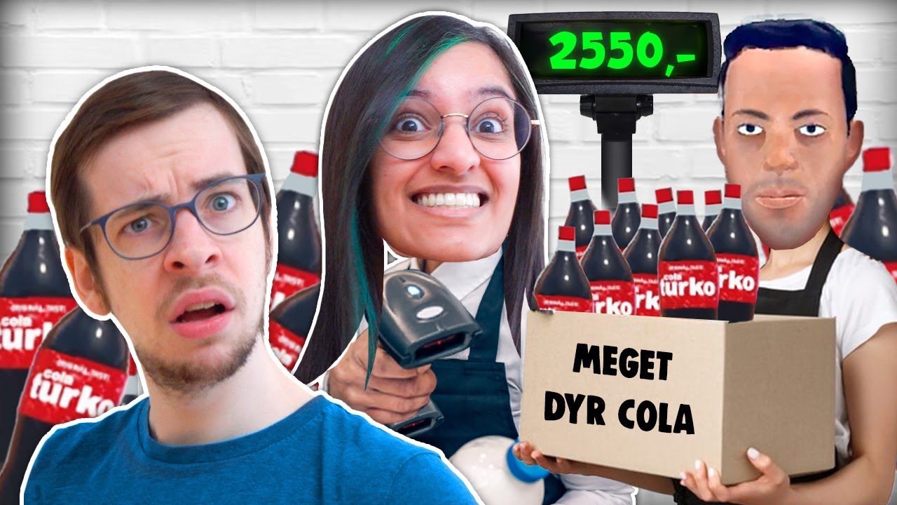 Hans Første Dag På Jobbet I VORES BEDSTE SUPERMARKED 🛒