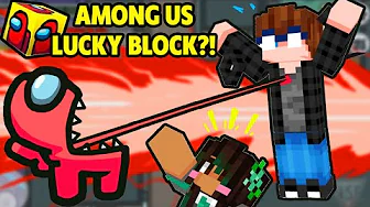 MEGA SUS AMONG US Lucky Blocks fra Dark web! - Minecraft Lucky Block