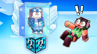 Kan Vi Overleve På Den KOLDESTE Lucky Block i Minecraft? 🥶
