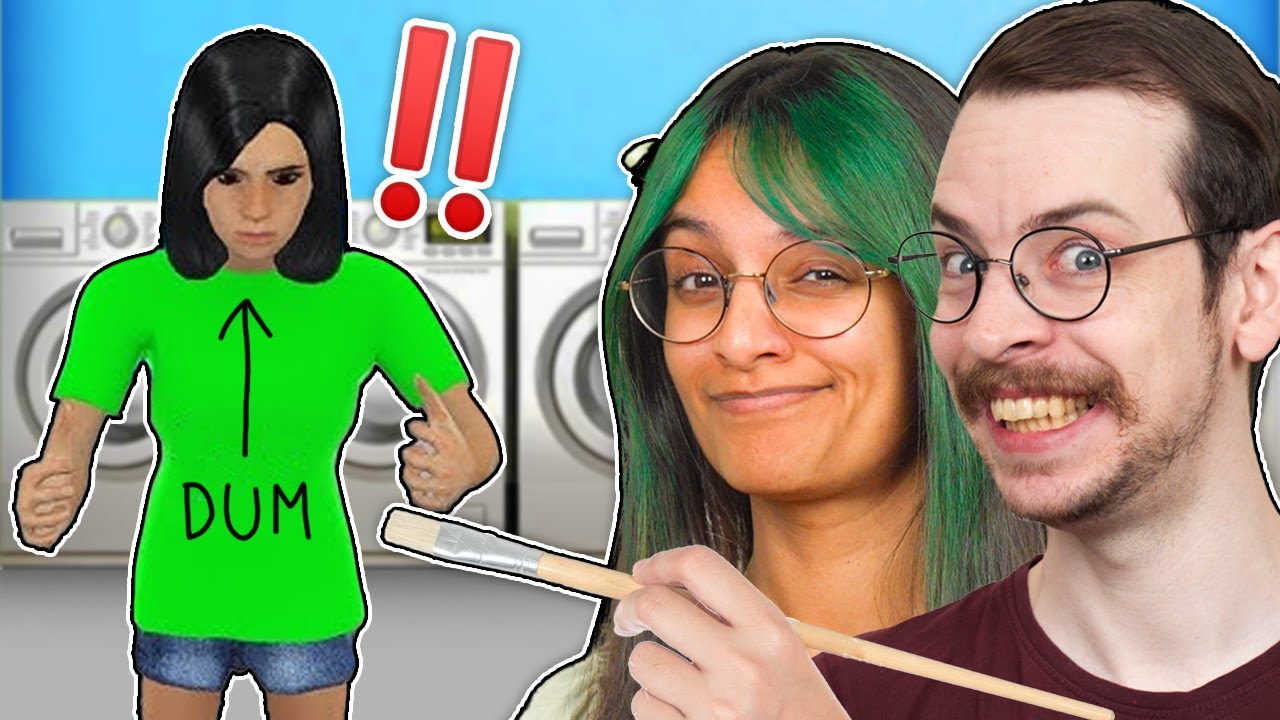 Nu kan vi TEGNE PÅ TØJ i vores vaskeri 😈🖌️