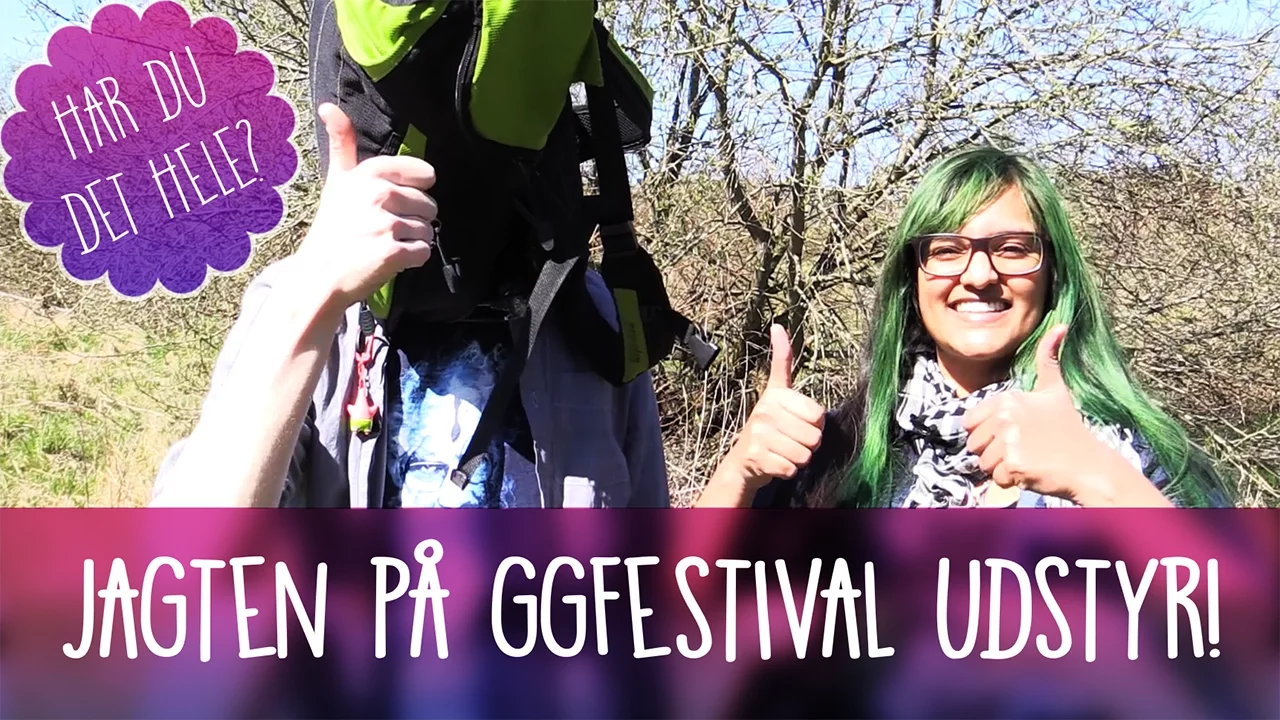 JAGTEN PÅ GGFESTIVAL UDSTYR - GGFestival huskeliste