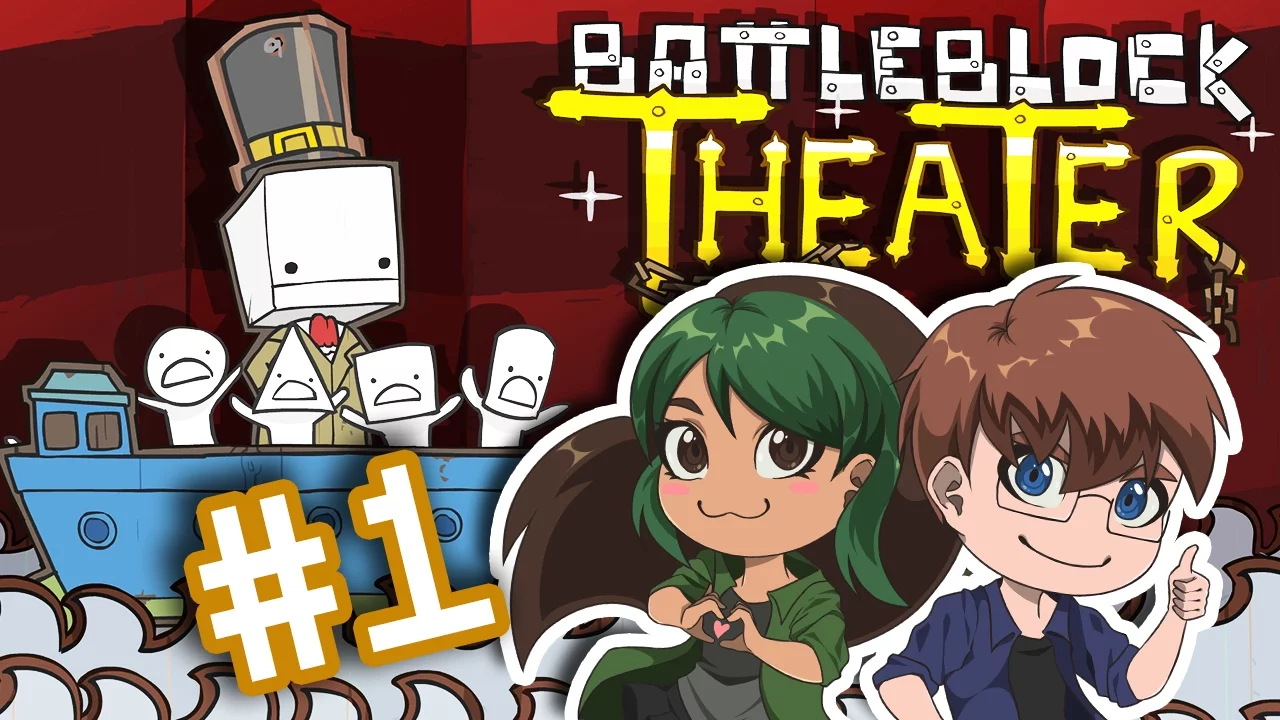 VI ER BLEVET FANGET! | Battleblock Theater #1