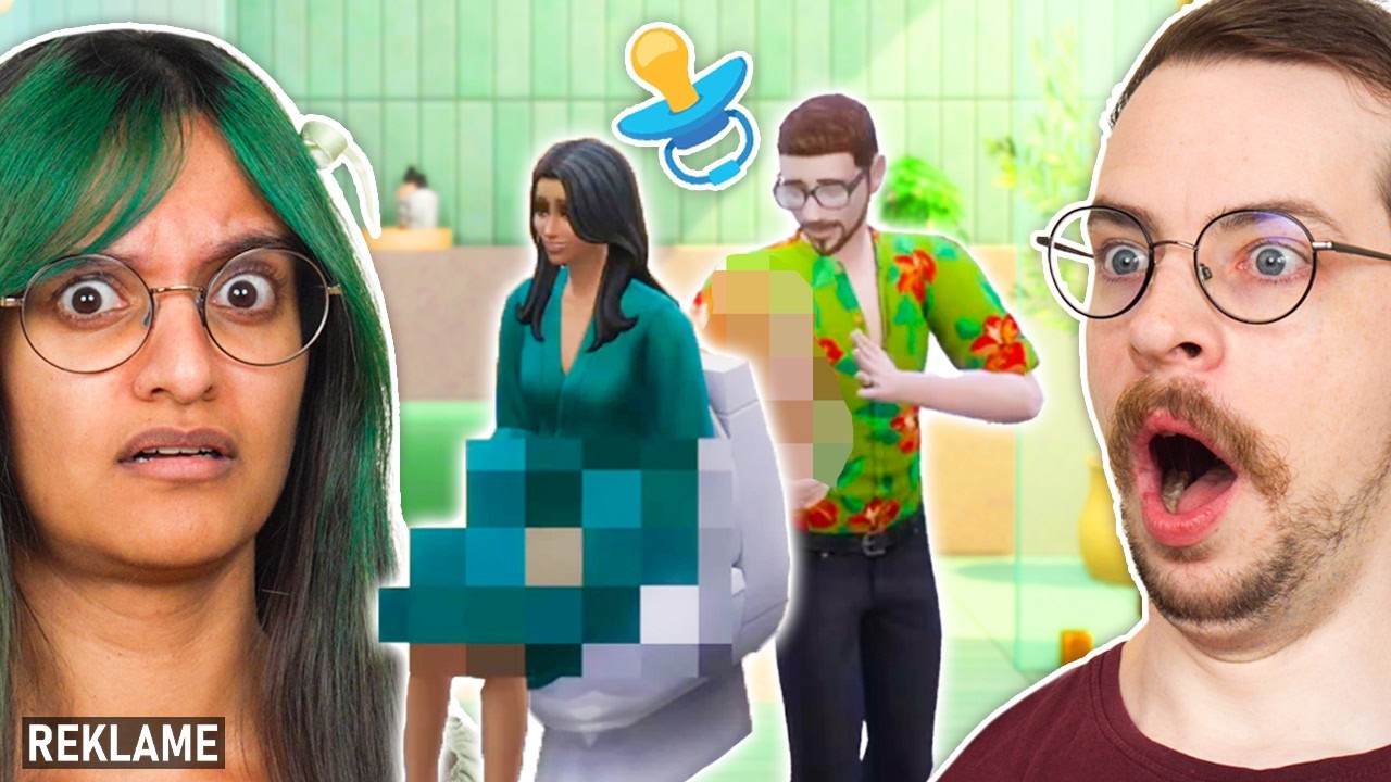 Vi prøver at få VORES baby i Sims 4 🍼