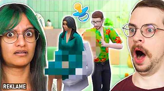Vi prøver at få VORES baby i Sims 4 🍼