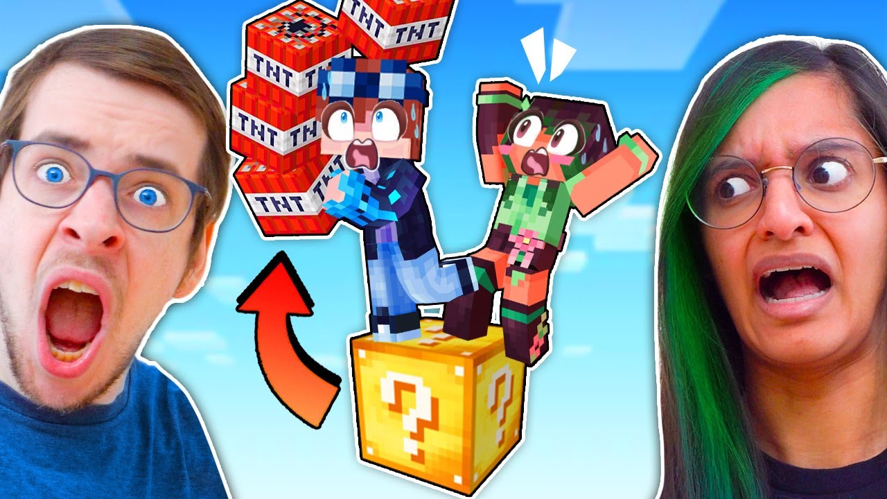 Vi Lever På Kun 1 LUCKY BLOCK I HARDCORE