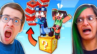 Vi Lever På Kun 1 LUCKY BLOCK I HARDCORE