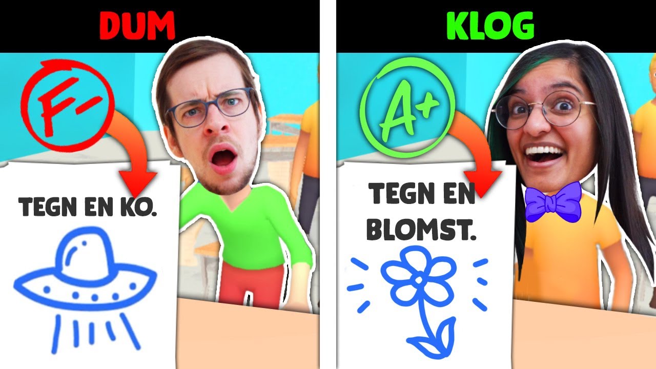 HVEM ER DEN DUMMESTE ELEV? - Paper Grade Please!