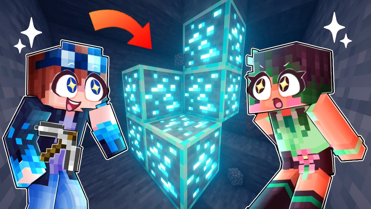 VORES FØRSTE DIAMANTER  - Minecraft