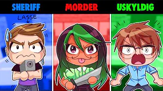 DER ER EN NY SHERIFF I MURDER MYSTERY 2?! (Med @LasseVestergaard) - Roblox