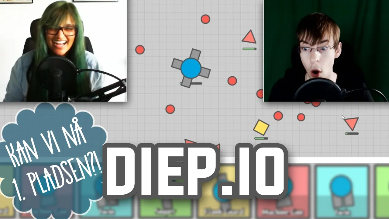 SØDE KAWAII PIZZA TANKS! | Diep.io med RobinSamse