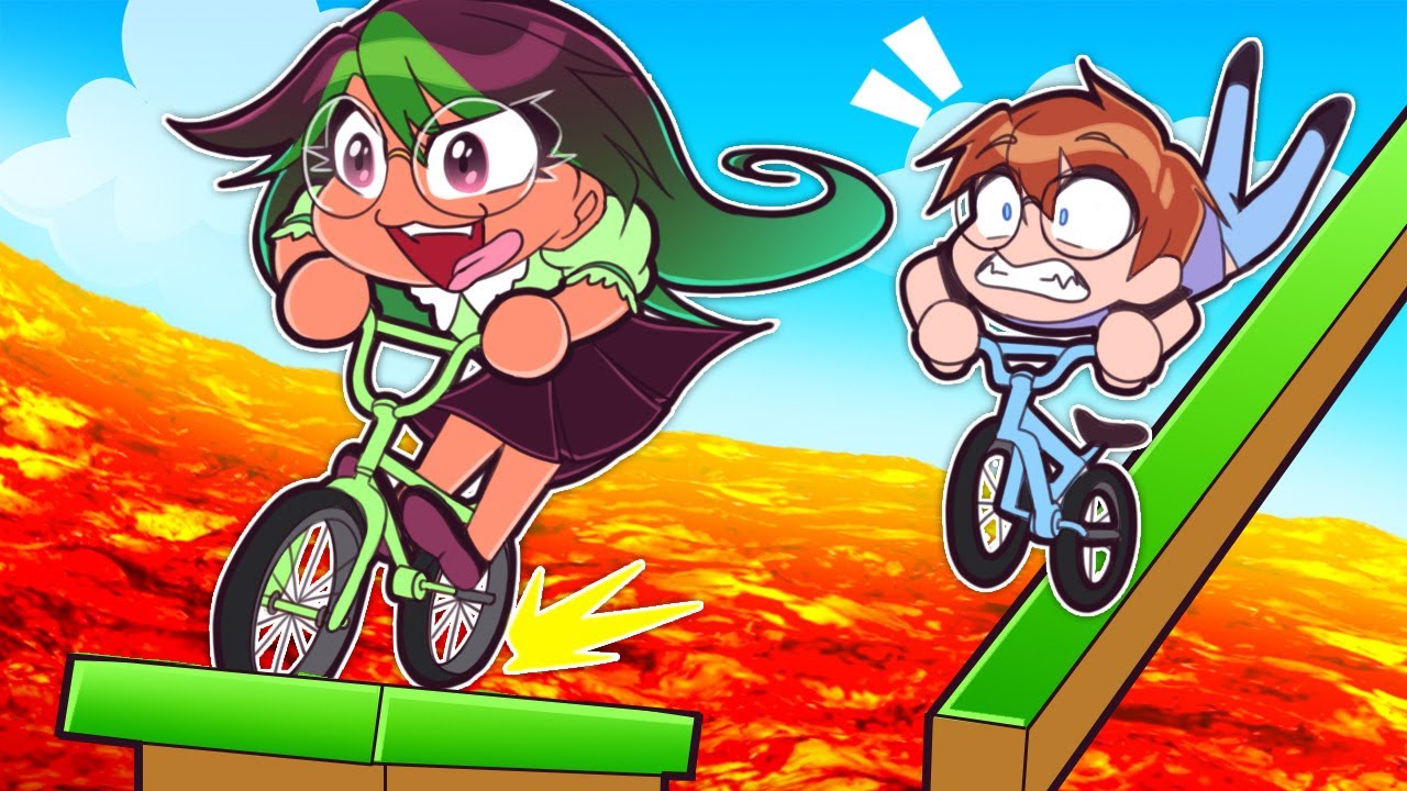 Roblox Obby, Men Vi CYKLER 🚲