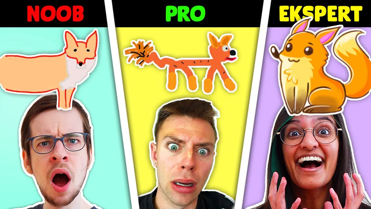 HVEM KAN TEGNE DEN SØDESTE RÆV? - Roblox Speed! Draw! med @MortenMünster