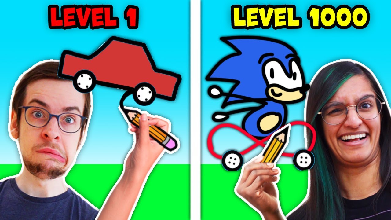 VI TEGNER DE HURTIGSTE BILER i Car Drawing Game