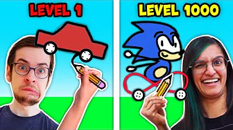 VI TEGNER DE HURTIGSTE BILER i Car Drawing Game