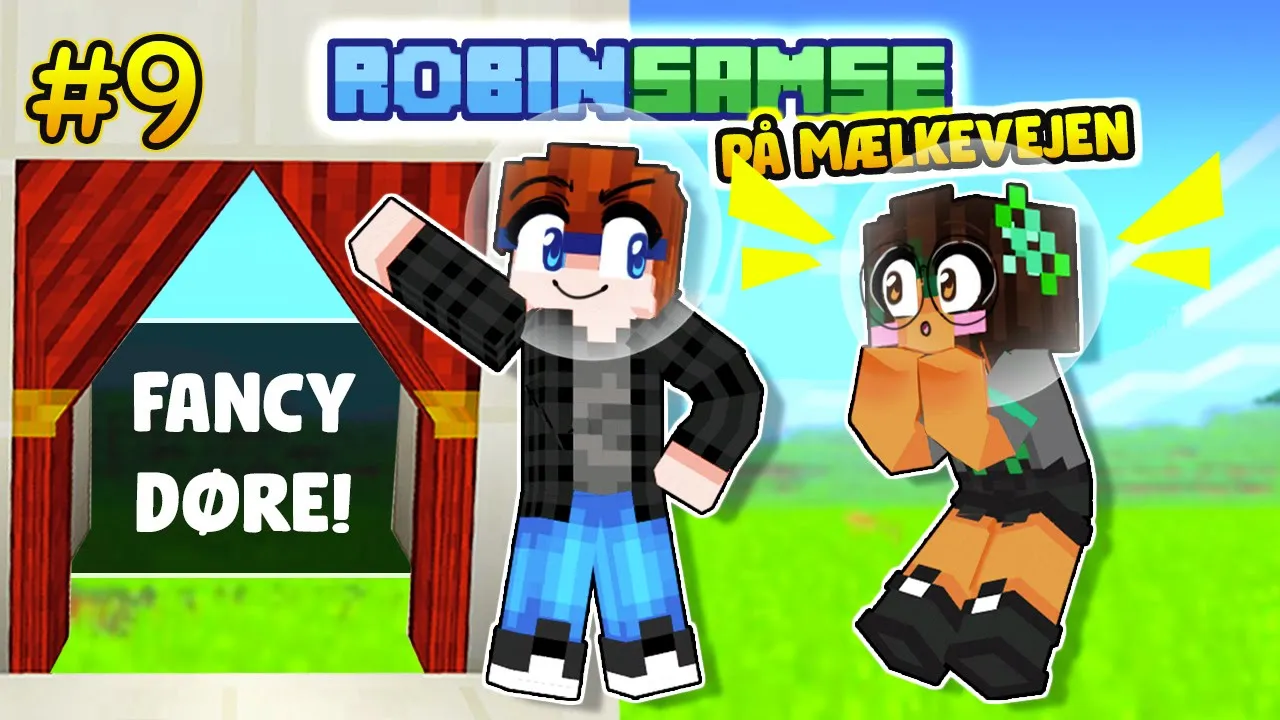 Du har ALDRIG set så FEDE DØRE i Minecraft! | RobinSamse på Mælkevejen #9