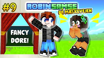 Du har ALDRIG set så FEDE DØRE i Minecraft! | RobinSamse på Mælkevejen #9