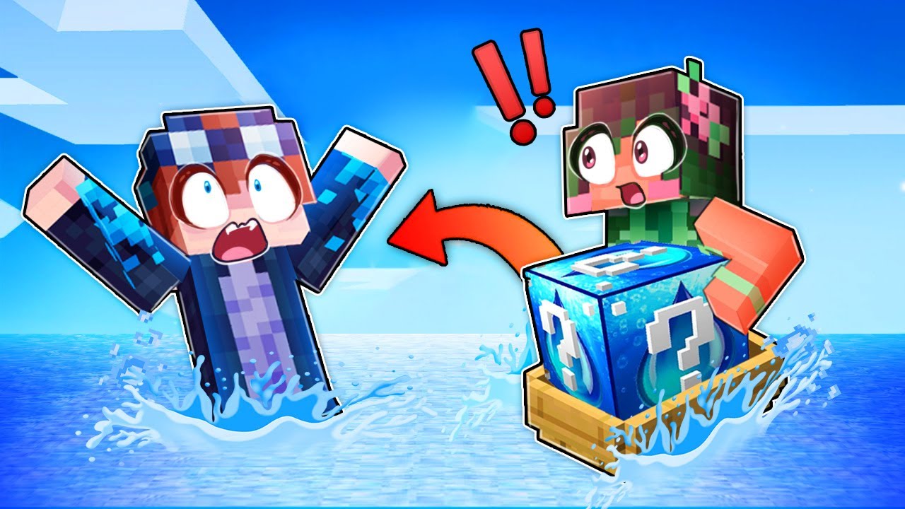 Minecraft One Lucky Block, Men Den Er VÅD ☔🌧️