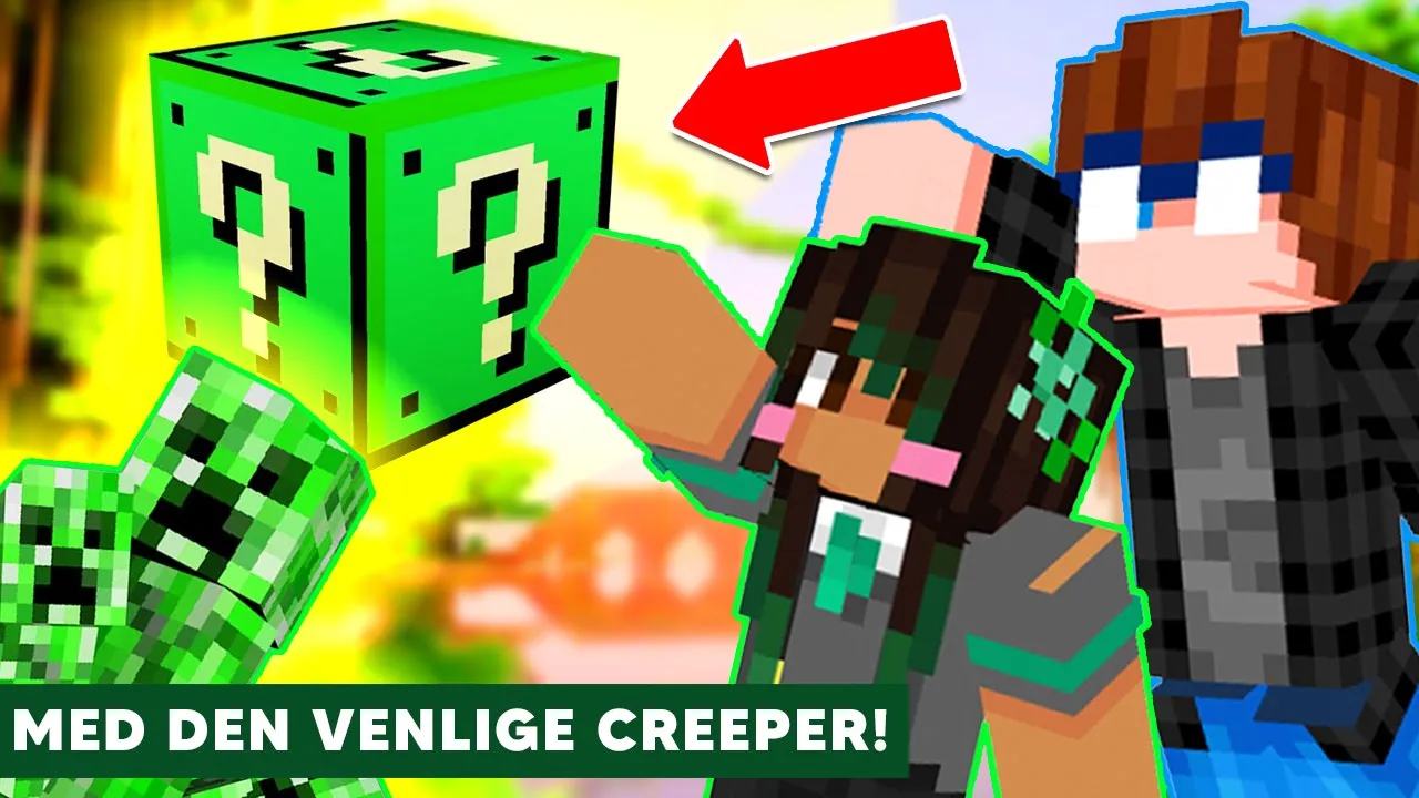 HVEM SPRINGER MINDST I LUFTEN? - Lucky Block Creeper