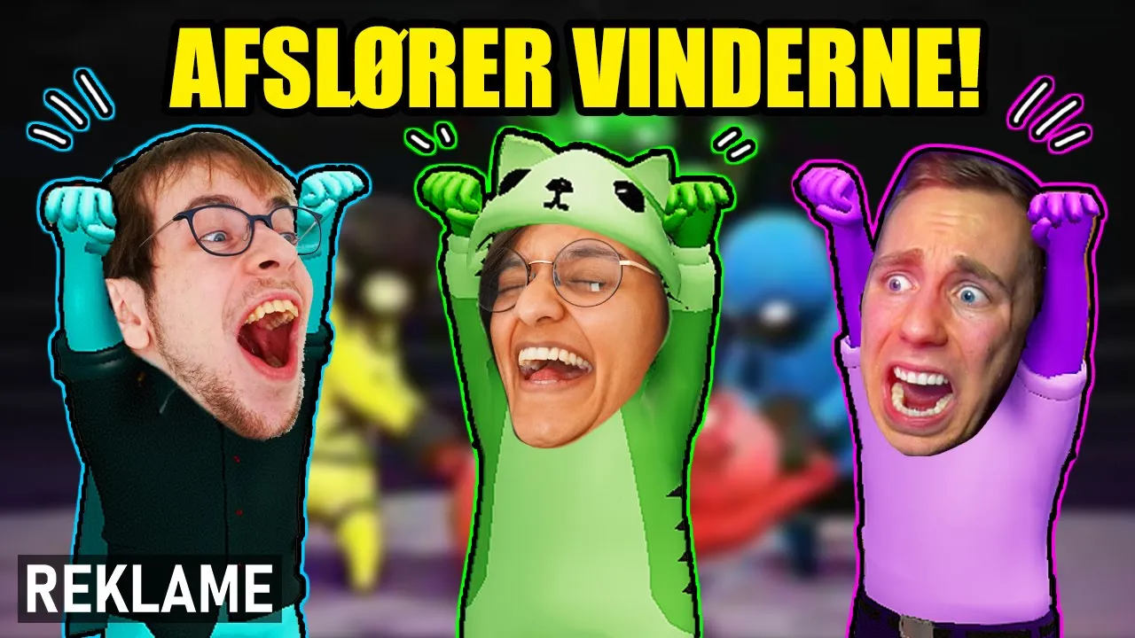 GANG BEASTS MED LASSE OG KNORR? Vinderne afsløres! Vandt du?