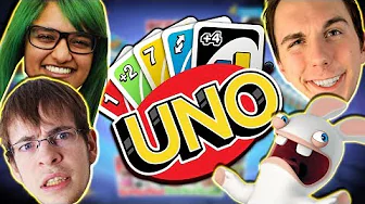 Skøre kaniner i vores Uno spil!? m. Lasse