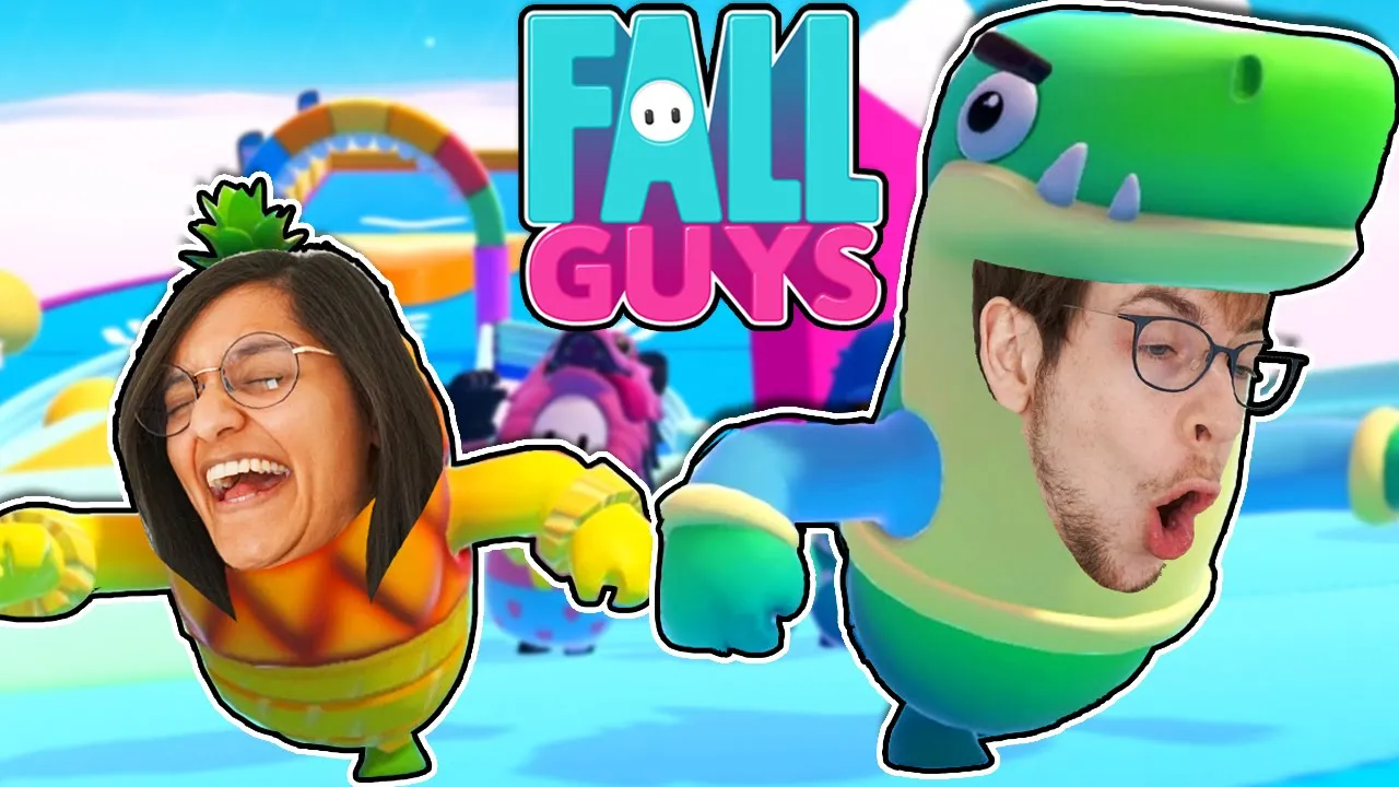 VI ER BEGGE I FINALEN! I Fall Guys med RobinSamse