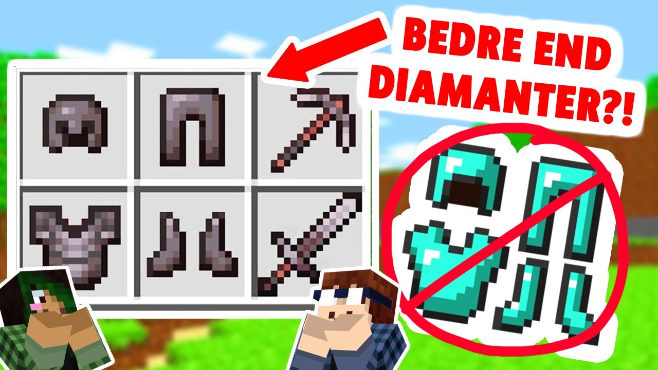 NY ORE BEDRE END DIAMANT? | Minecraft update 20w06a (1.16)