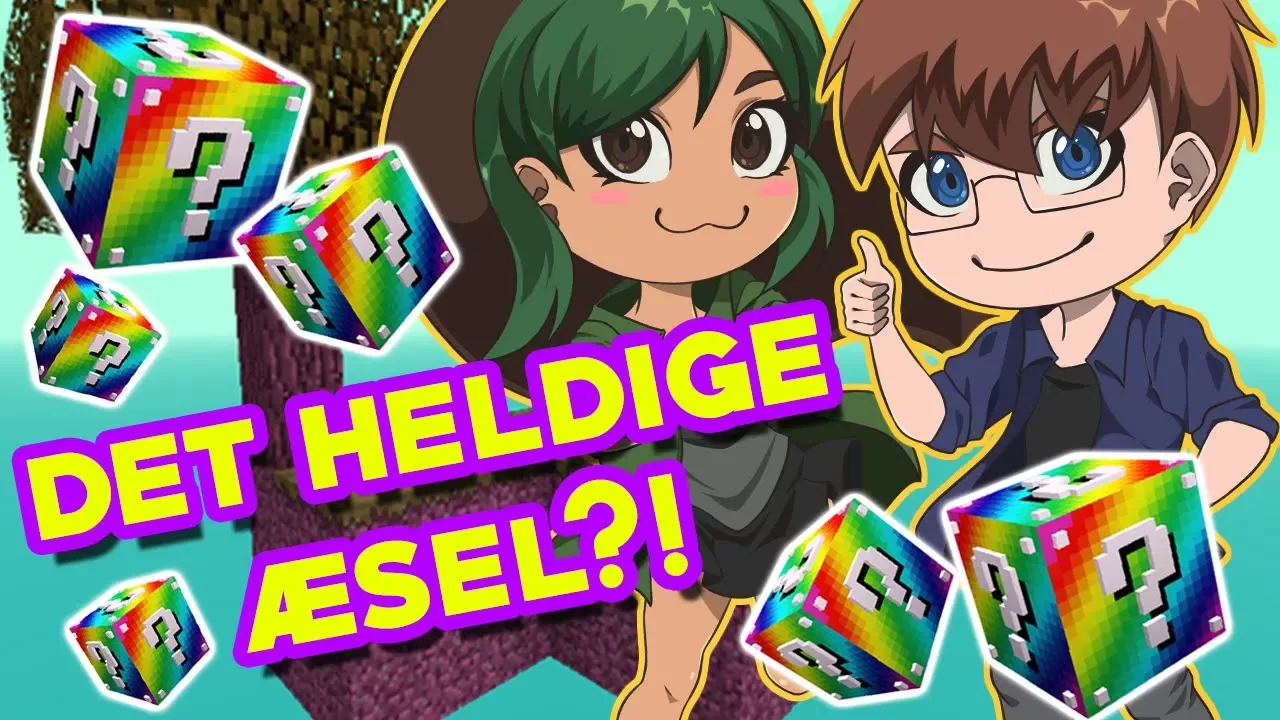 HELDIGT ÆSEL!? - Lucky Skyblock #8 - Minecraft Ekspeditionen