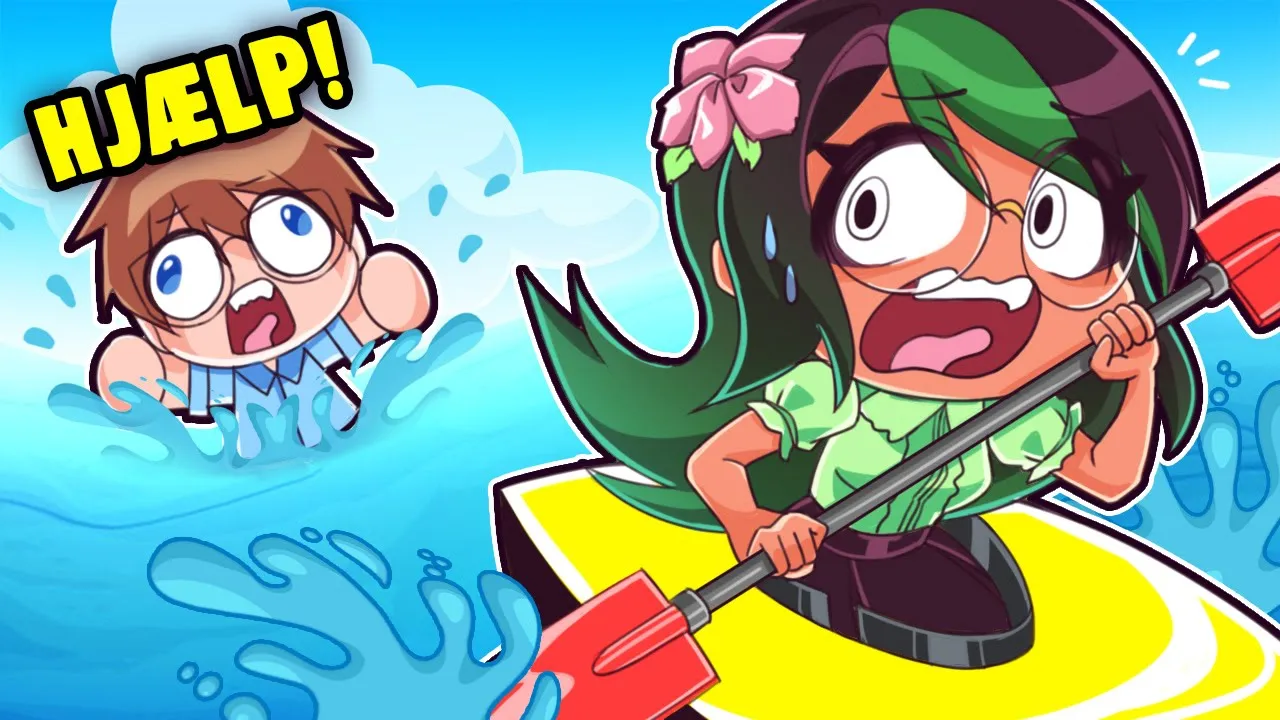 VI SKAL SEJLE SAMMEN, MEN VI DØR - Roblox Teamwork Obby