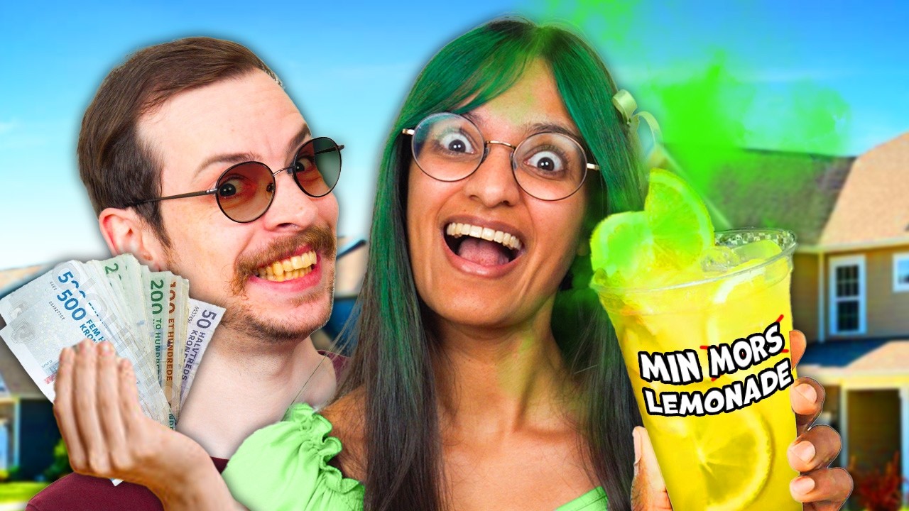 Far solgte vores TV, så nu sælger vi LEMONADE 🍋