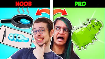 HVEM KAN TEGNE DEN SØDESTE GRIS? (MED KUN GRØN OG BLÅ FARVER) Roblox Speed! Draw!