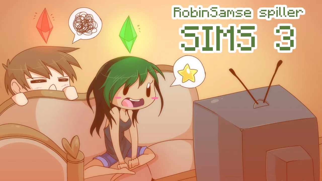 RobinSamse spiller Sims 3 - Del 4