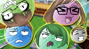 MEGA UNFAIR BANE! | Golf it! #7 m. Kaja, Allan og Michael