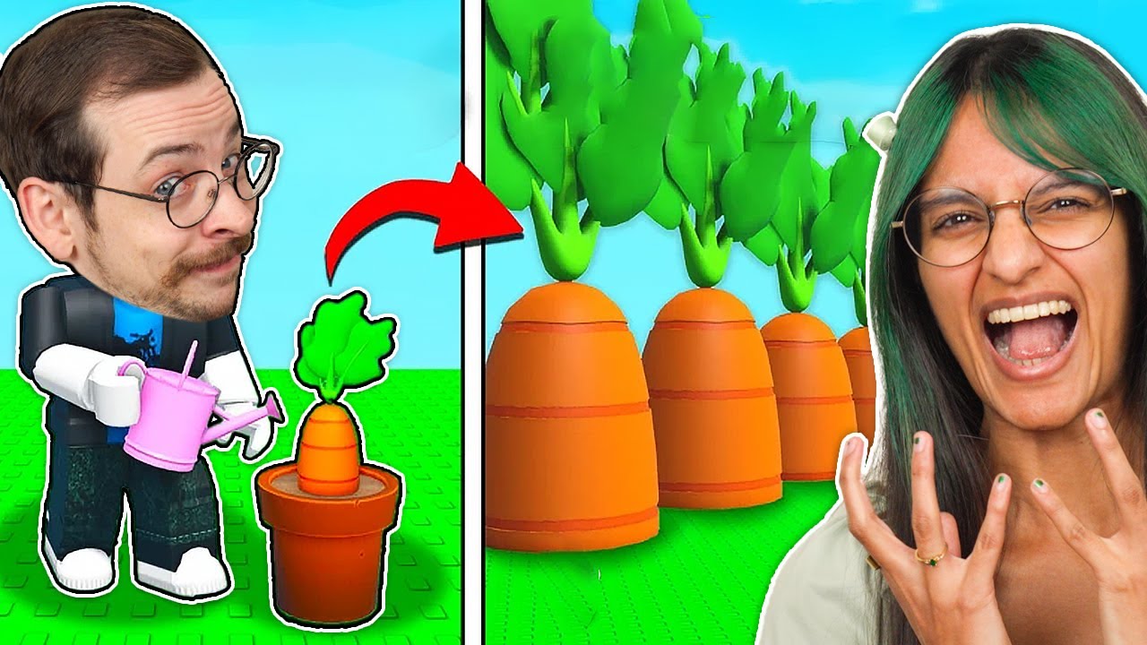 Vi prøvede at gro en have 🥕🌿- Roblox Grow A Garden