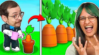 Vi prøvede at gro en have 🥕🌿- Roblox Grow A Garden