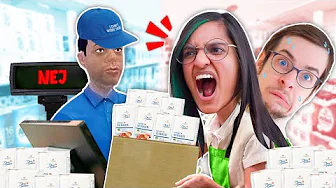 HAN GIDER IKKE AT ARBEJDE I VORES SUPERMARKED? 😠