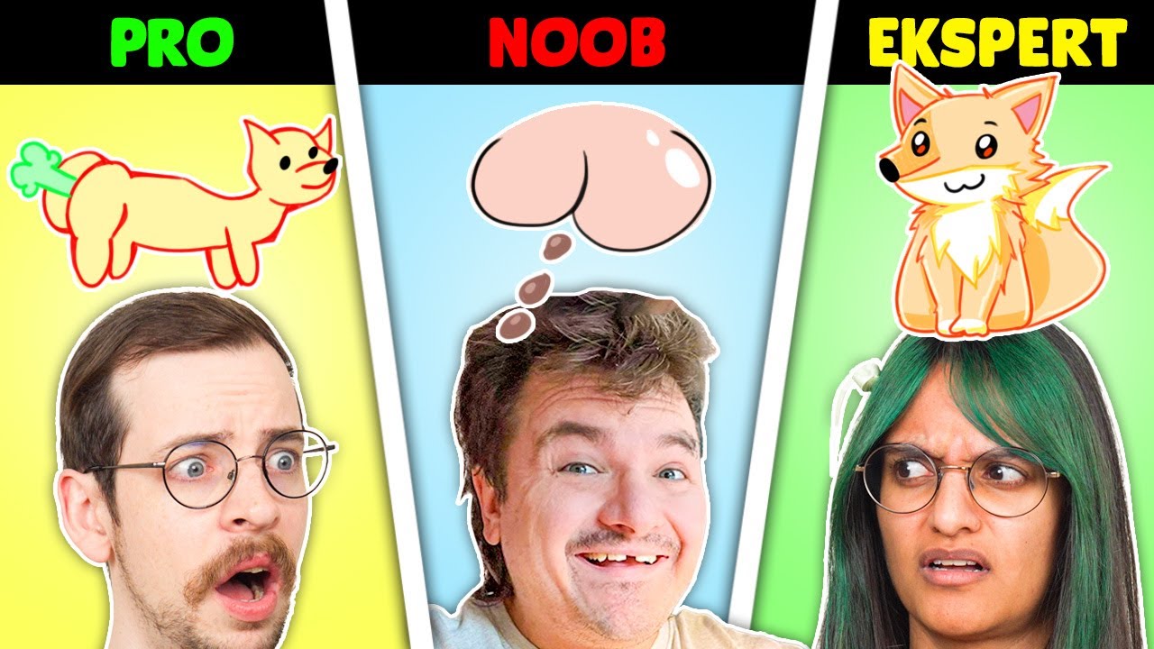 HVEM KAN TEGNE DEN BEDSTE R*V? - Roblox Speed! Draw! med ‪Spørg Casper