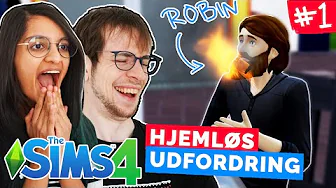 HJEMLØSE ROBIN - Sims 4 Hjemløs udfordring