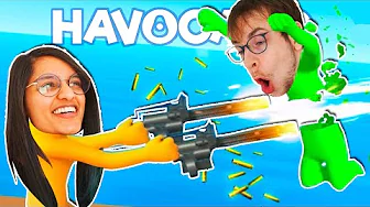 SAMMIE UDSLETTER ROBIN I HAVOCADO! - Gang beasts og Stickfight!
