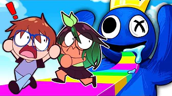 KAN VI FLYGTE FRA RAINBOW FRIENDS OBBY I ROBLOX?