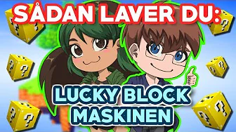 Sådan laver du Lucky Skyblock! | Minecraft - Redstone How to