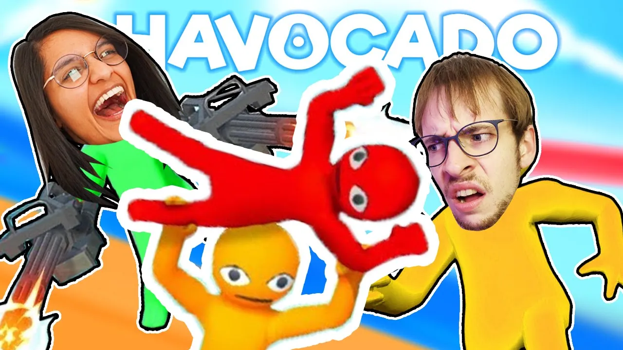 UVENTEDE GÆSTER I HAVOCADO?? - Gang beasts og Stickfight!