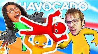 UVENTEDE GÆSTER I HAVOCADO?? - Gang beasts og Stickfight!