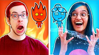 Vi er Fireboy og Watergirl!