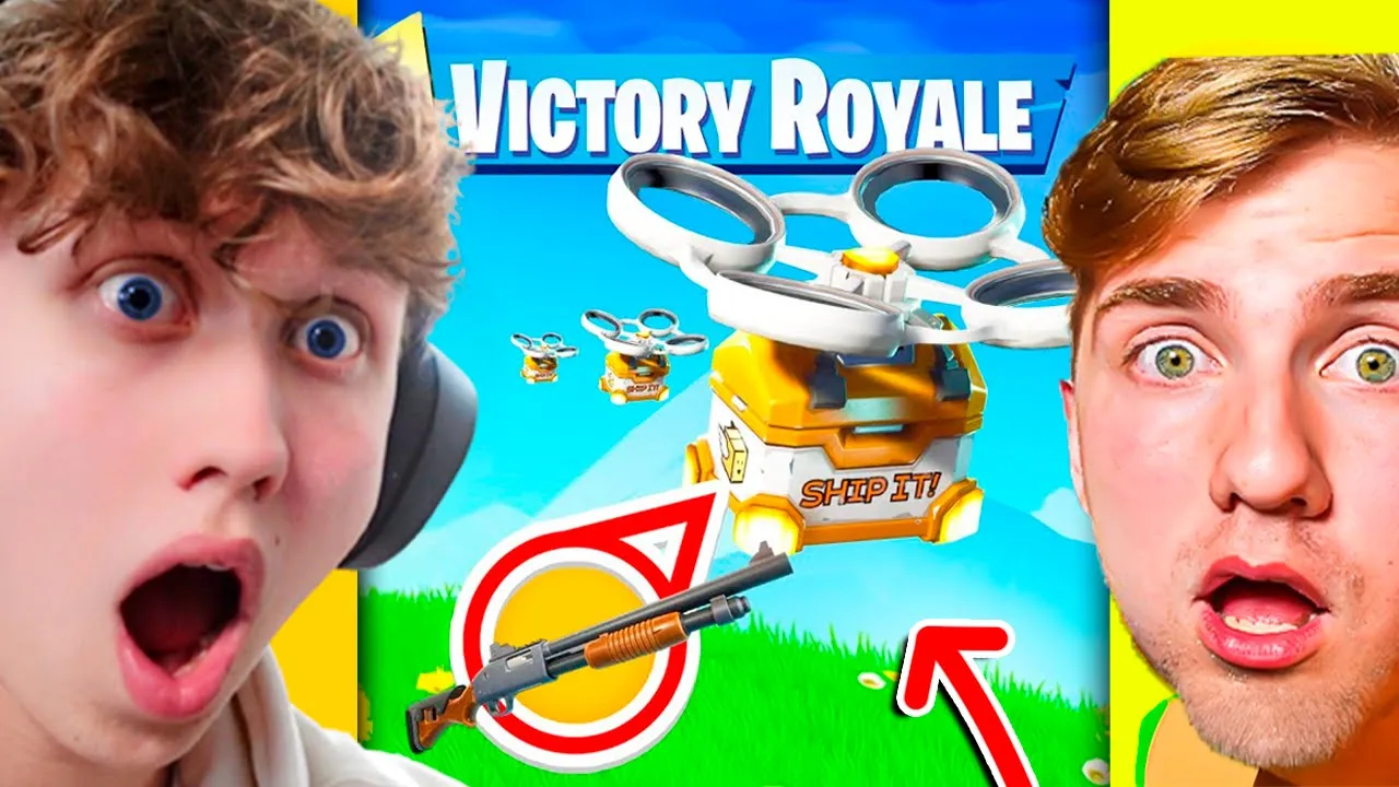 Vi Må KUN Bruge DRONE LOOT I Fortnite!