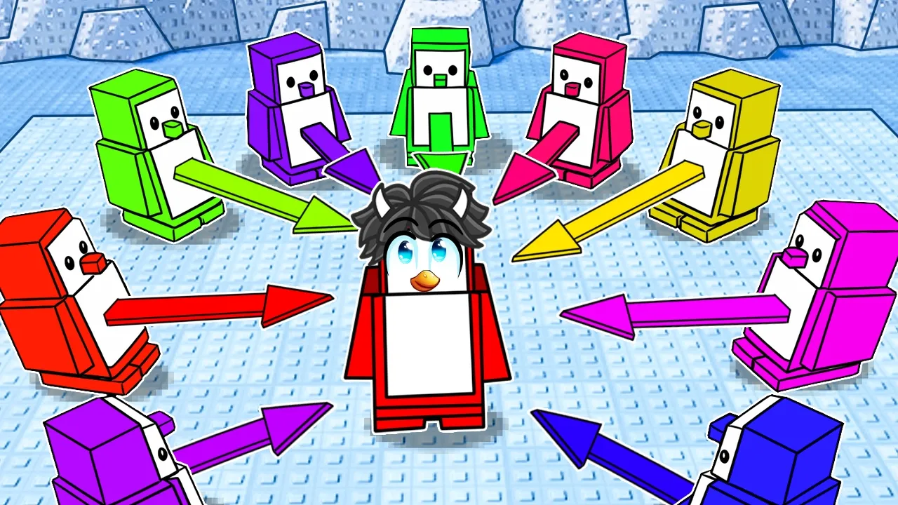 Vi Skubber Folk Som Pingviner I Roblox Knockout!