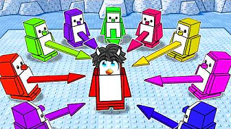 Vi Skubber Folk Som Pingviner I Roblox Knockout!